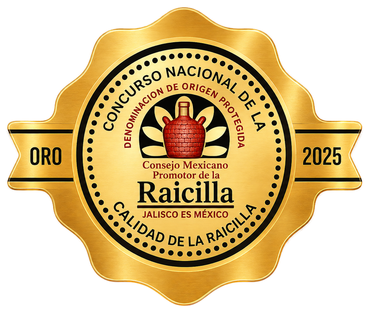 Medalla de Oro — Concurso Nacional de la Raicilla 2025