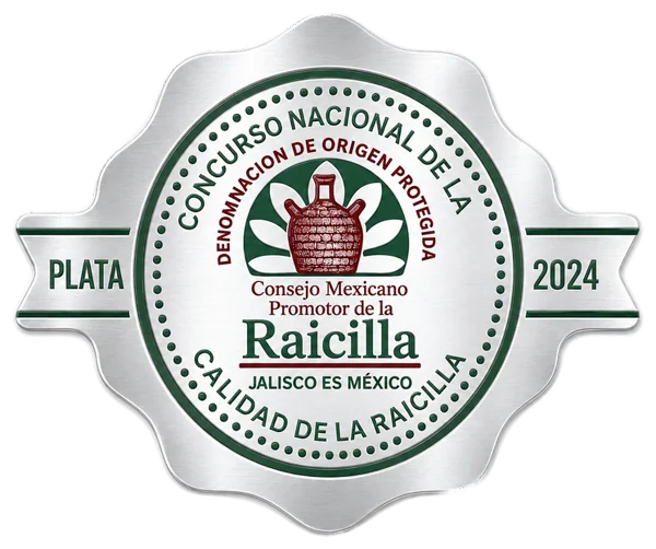 Medalla de Plata — Concurso Nacional de la Raicilla 2024